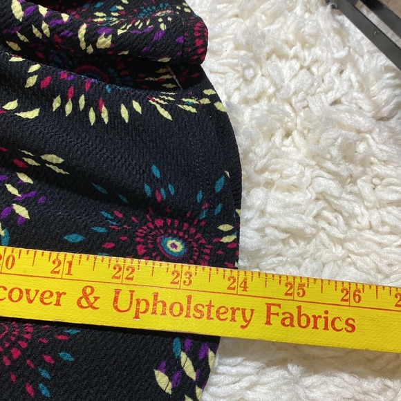 LULAROE  WOMEN’S NICOLE BLACK STARBURST PRINT A LINE MINI DRESS Size Sma… - Picture 9 of 10